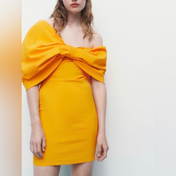 Zara Dresses & Skirts - Zara bow NWT‎ dress size S
